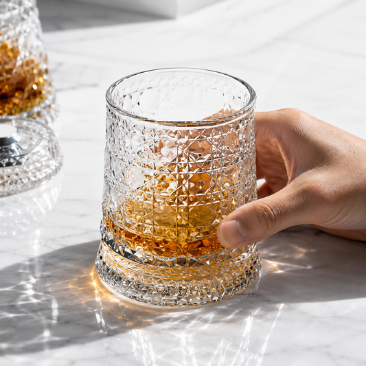 Roundel™ Rotating Whiskey Glass