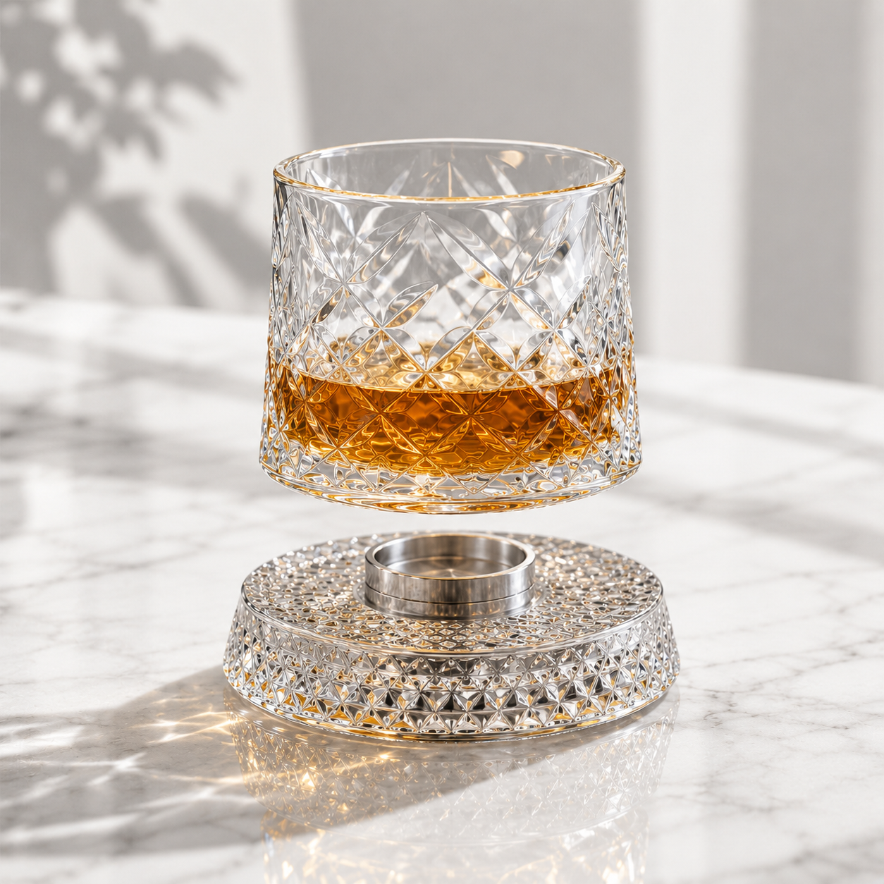 Roundel™ Rotating Whiskey Glass